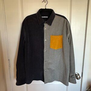 Colorblock Corduroy Jacket
